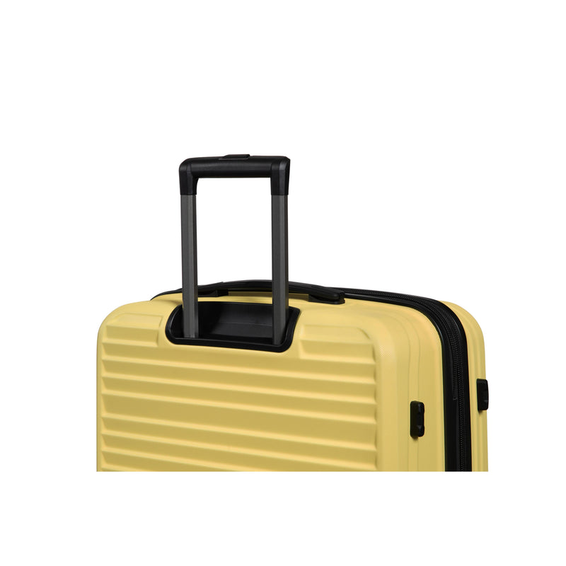 Sensational 2 Piece Hardside 8 Wheel Expandable Spinner Set (Mellow Yellow)