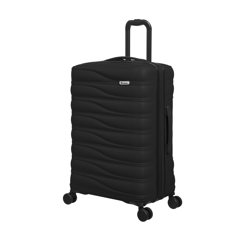 Estuary 28" Hardside Checked 8 Wheel Expandable Spinner (Black)