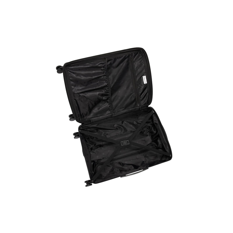 Estuary 28" Hardside Checked 8 Wheel Expandable Spinner (Black)