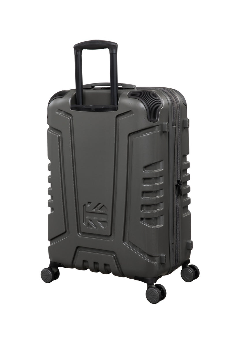 BRITBAG Cherokee II 22" Hardside Carry-On 8 Wheel Expandable Spinner (Dark Grey)