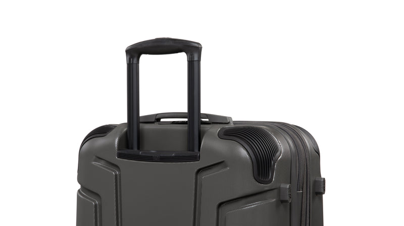 BRITBAG Cherokee II 3 Piece Hardside 8 Wheel Expandable Spinner Set (Dark Grey)