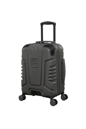 BRITBAG Cherokee II 3 Piece Hardside 8 Wheel Expandable Spinner Set (Dark Grey)
