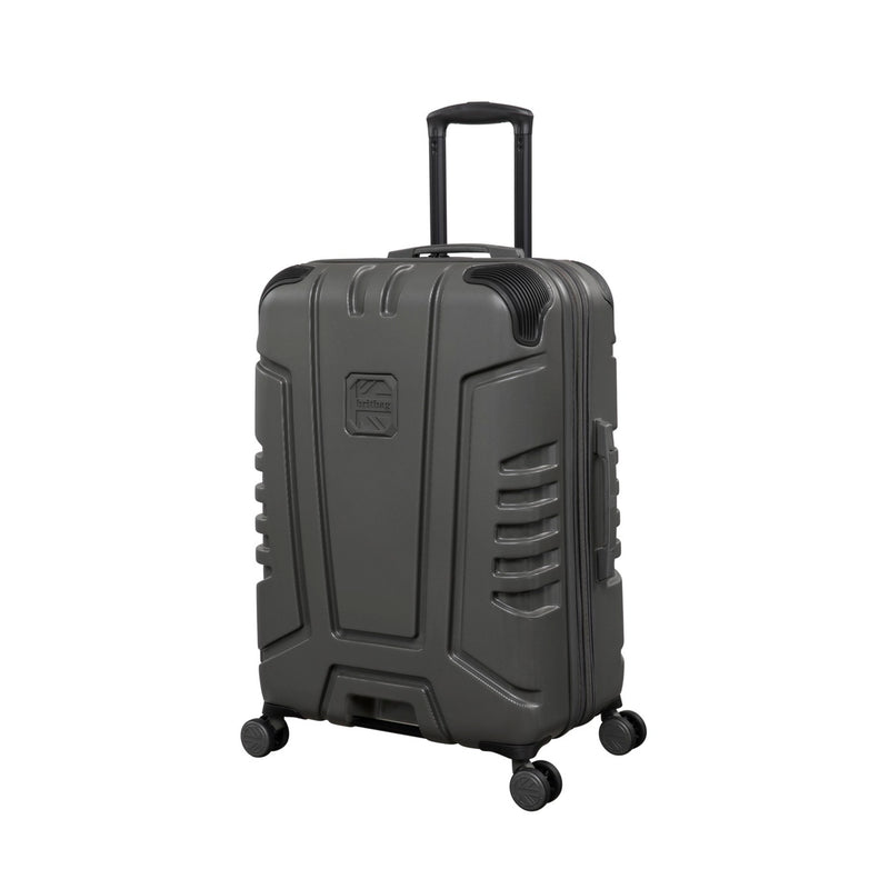 BRITBAG Cherokee II 3 Piece Hardside 8 Wheel Expandable Spinner Set (Dark Grey)
