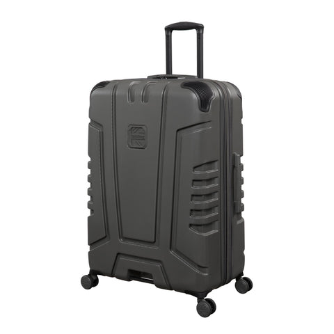 BRITBAG Cherokee II 32" Hardside Checked 8 Wheel Expandable Spinner (Dark Grey)