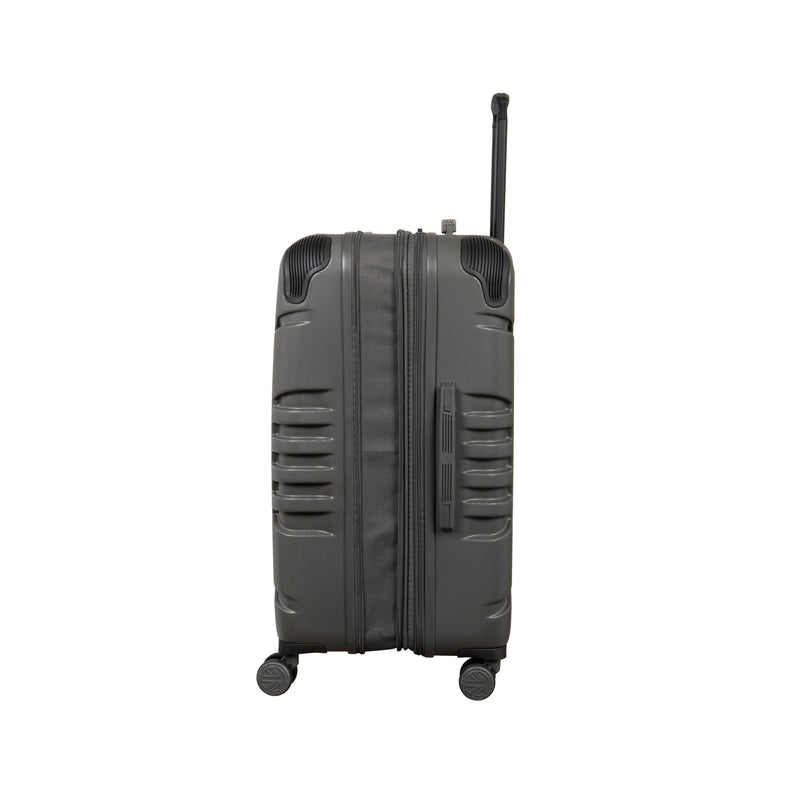 BRITBAG Cherokee II 22" Hardside Carry-On 8 Wheel Expandable Spinner (Dark Grey)