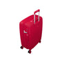Continuous 4 Piece Hardside Expandable 8 Wheel Spinner Luggage Set with Soft-Pocket Carry-On (Bright Red)