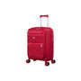 Continuous 4 Piece Hardside Expandable 8 Wheel Spinner Luggage Set with Soft-Pocket Carry-On (Bright Red)
