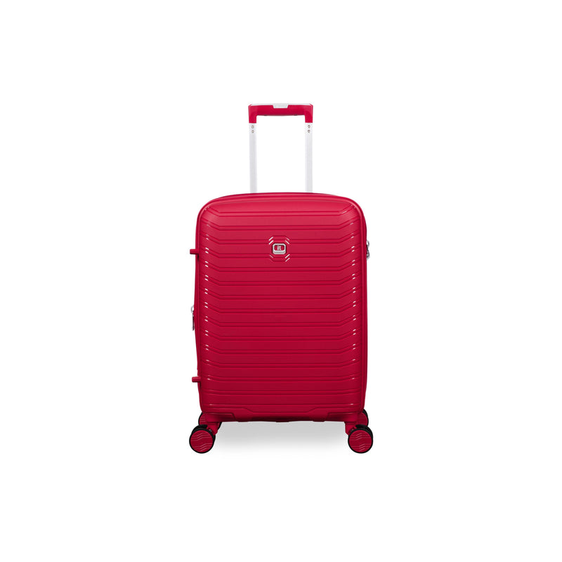 Continuous 22" Hardside Carry-On 8 Wheel Expandable Spinner (Bright Red)