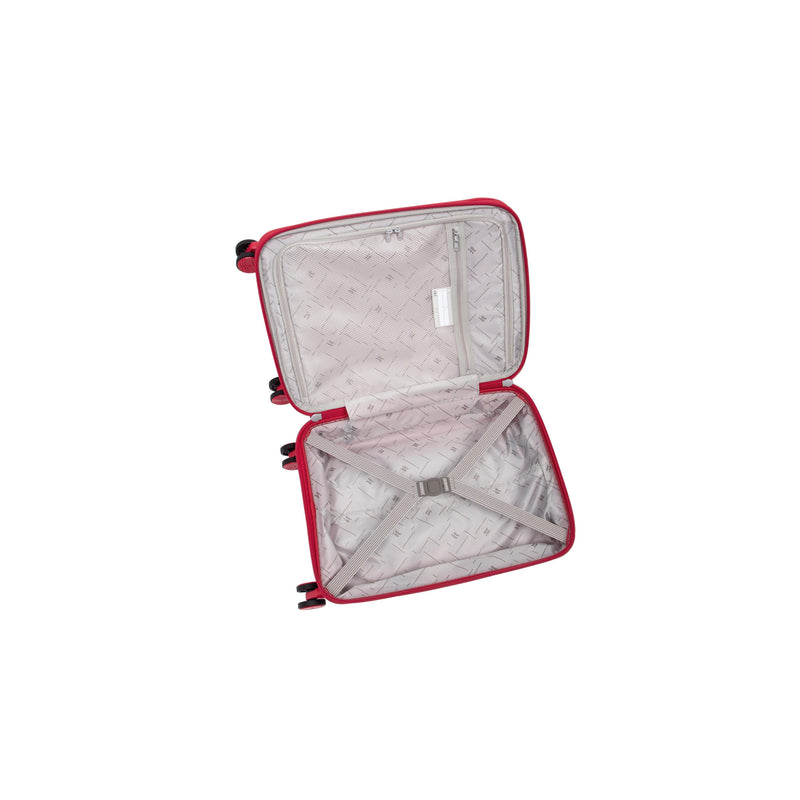 Continuous 22" Hardside Carry-On 8 Wheel Expandable Spinner (Bright Red)