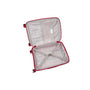 Continuous 4 Piece Hardside Expandable 8 Wheel Spinner Luggage Set with Soft-Pocket Carry-On (Bright Red)