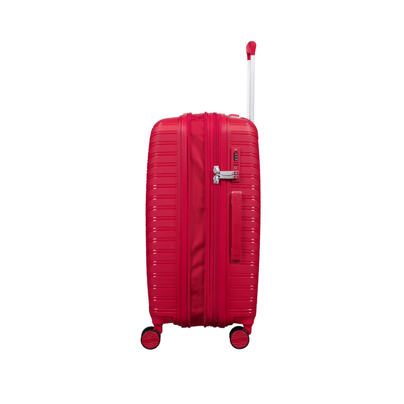 Continuous 22" Hardside Carry-On 8 Wheel Expandable Spinner (Bright Red)