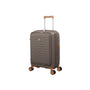 Continuous 4 Piece Hardside Expandable 8 Wheel Spinner Luggage Set with Hard-Pocket Carry-On (Coffee Quartz)