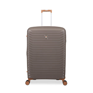 Continuous 30" Hardside Checked 8 Wheel Expandable Spinner (Coffee Quartz)