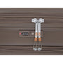 Continuous 22" Hardside Carry-On 8 Wheel Expandable Spinner with Soft Pocket (Coffee Quartz)