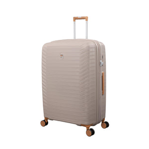 Continuous 30" Hardside Checked 8 Wheel Expandable Spinner (Crockery)