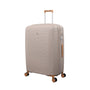 Continuous 4 Piece Hardside Expandable 8 Wheel Spinner Luggage Set with Soft-Pocket Carry-On (Crockery)