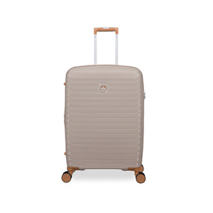 Continuous 26" Hardside Checked 8 Wheel Expandable Spinner (Crockery)