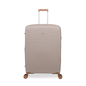 Continuous 30" Hardside Checked 8 Wheel Expandable Spinner (Crockery)
