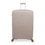 Continuous 4 Piece Hardside Expandable 8 Wheel Spinner Luggage Set with Soft-Pocket Carry-On (Crockery)