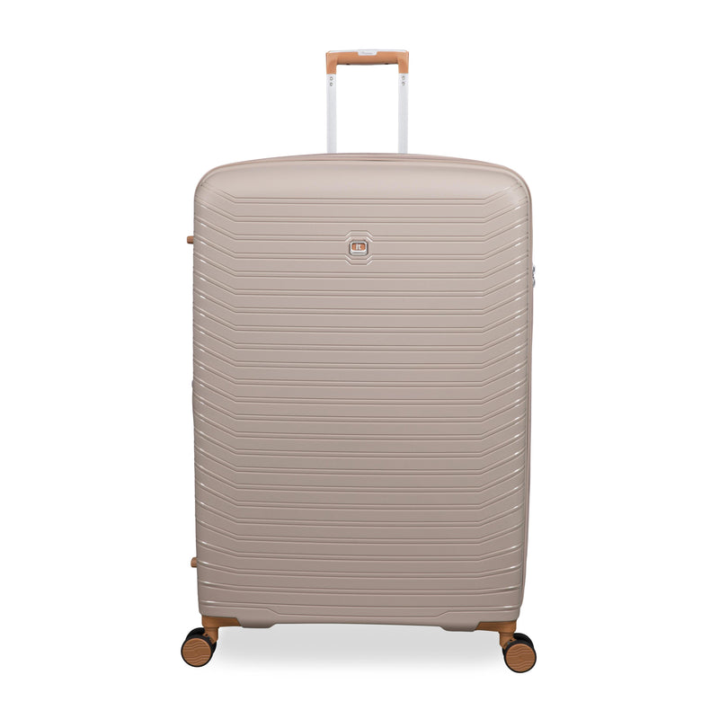 Continuous 4 Piece Hardside Expandable 8 Wheel Spinner Luggage Set (Crockery)