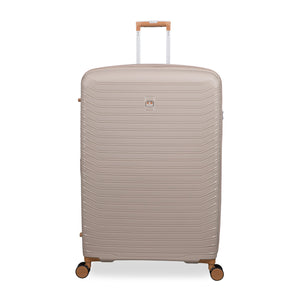 Continuous 34" Hardside Checked 8 Wheel Expandable Spinner (Crockery)