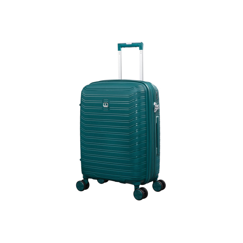 Continuous 22" Hardside Carry-On 8 Wheel Expandable Spinner (Deep Teal)