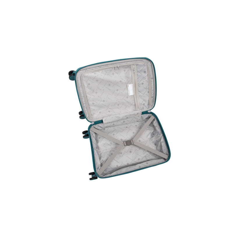 Continuous 22" Hardside Carry-On 8 Wheel Expandable Spinner (Deep Teal)