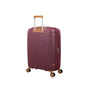 Continuous 4 Piece Hardside Expandable 8 Wheel Spinner Luggage Set with Hard-Pocket Carry-On (French Port)