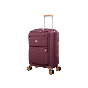 Continuous 22" Hardside Carry-On 8 Wheel Expandable Spinner with Soft Pocket (French Port)