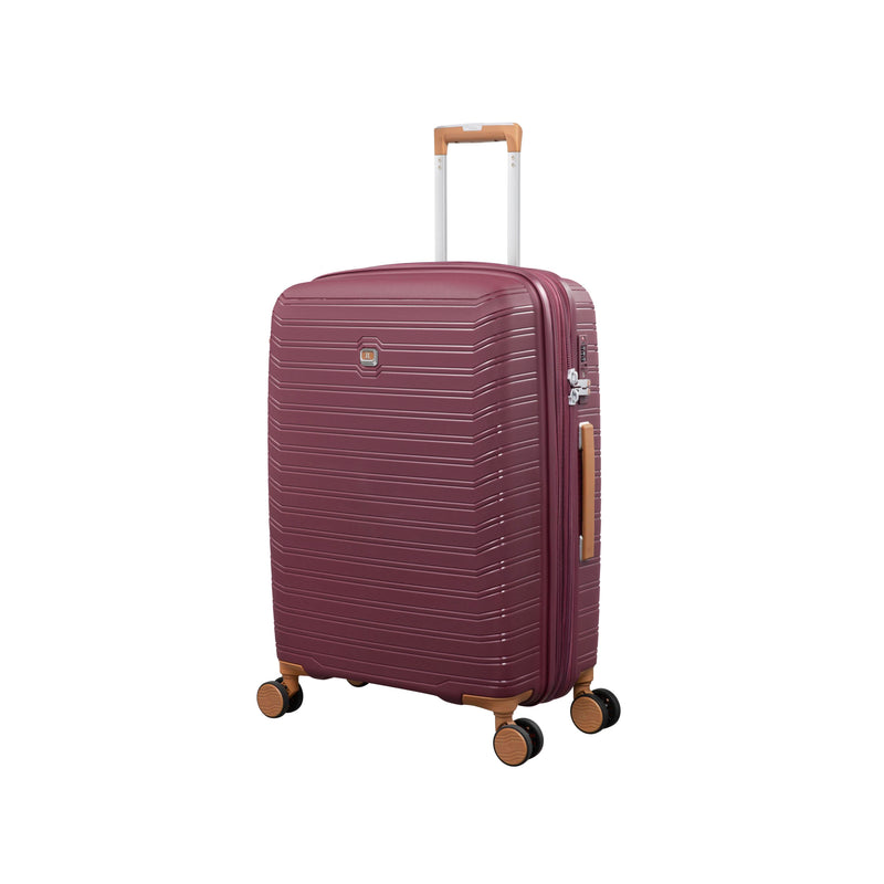 Continuous 4 Piece Hardside Expandable 8 Wheel Spinner Luggage Set with Hard-Pocket Carry-On (French Port)