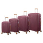 Continuous 4 Piece Hardside Expandable 8 Wheel Spinner Luggage Set (French Port)