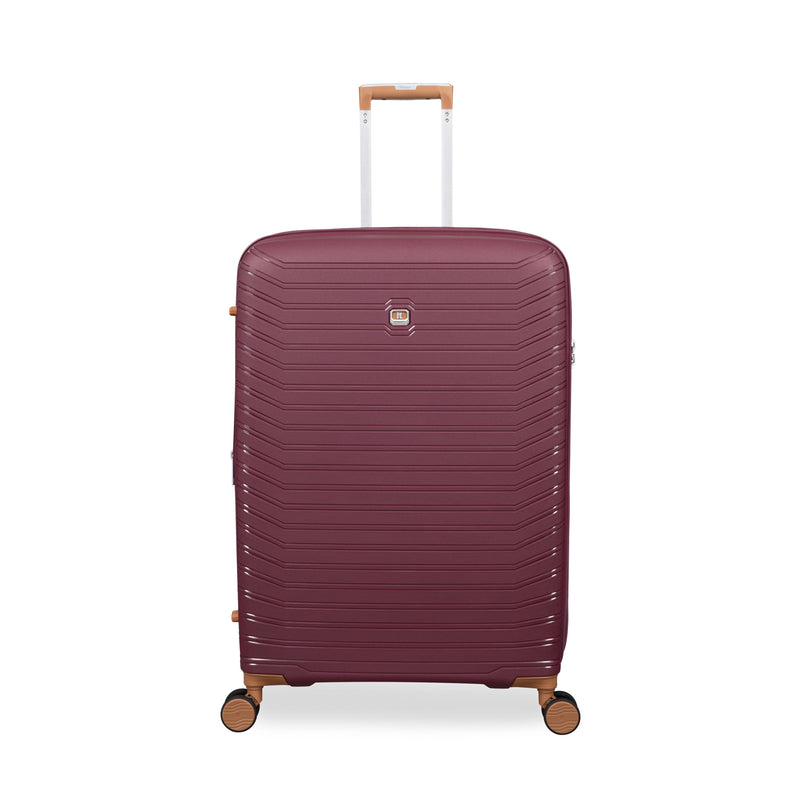 Continuous 4 Piece Hardside Expandable 8 Wheel Spinner Luggage Set (French Port)