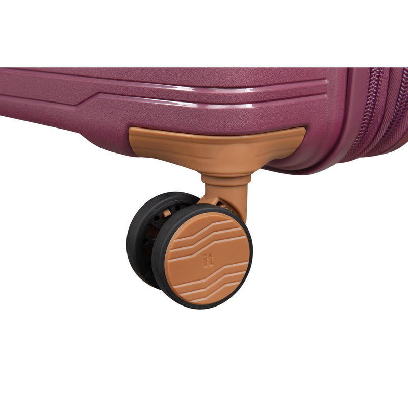 Continuous 4 Piece Hardside Expandable 8 Wheel Spinner Luggage Set (French Port)