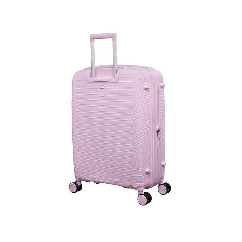 Continuous 22" Hardside Carry-On 8 Wheel Expandable Spinner with Soft Pocket (Lilac Snow)
