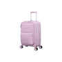 Continuous 4 Piece Hardside Expandable 8 Wheel Spinner Luggage Set with Soft-Pocket Carry-On (Lilac Snow)