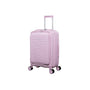 Continuous 4 Piece Hardside Expandable 8 Wheel Spinner Luggage Set with Hard-Pocket Carry-On (Lilac Snow)