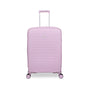 Continuous 4 Piece Hardside Expandable 8 Wheel Spinner Luggage Set with Soft-Pocket Carry-On (Lilac Snow)