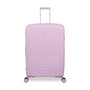 Continuous 4 Piece Hardside Expandable 8 Wheel Spinner Luggage Set with Soft-Pocket Carry-On (Lilac Snow)