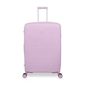 Continuous 30" Hardside Checked 8 Wheel Expandable Spinner (Lilac Snow)