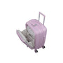 Continuous 4 Piece Hardside Expandable 8 Wheel Spinner Luggage Set with Soft-Pocket Carry-On (Lilac Snow)