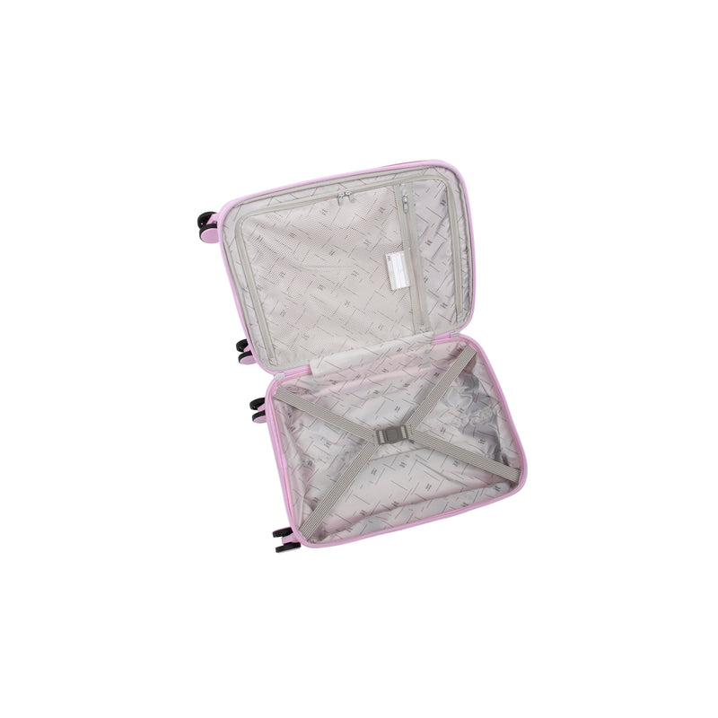 Continuous 22" Hardside Carry-On 8 Wheel Expandable Spinner (Lilac Snow)