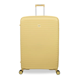 Continuous 34" Hardside Checked 8 Wheel Expandable Spinner (Mellow Yellow)