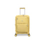 Continuous 4 Piece Hardside Expandable 8 Wheel Spinner Luggage Set with Soft-Pocket Carry-On (Mellow Yellow)