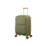 Continuous 22" Hardside Carry-On 8 Wheel Expandable Spinner with Soft Pocket (Olive Drab)