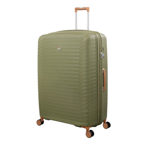 Continuous 34" Hardside Checked 8 Wheel Expandable Spinner (Olive Drab)