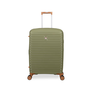 Continuous 26" Hardside Checked 8 Wheel Expandable Spinner (Olive Drab)