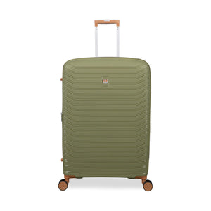Continuous 30" Hardside Checked 8 Wheel Expandable Spinner (Olive Drab)