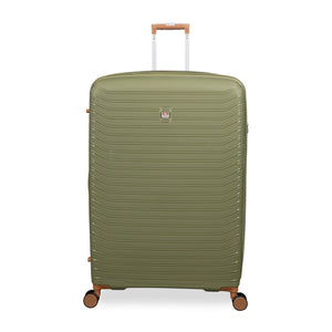 Continuous 34" Hardside Checked 8 Wheel Expandable Spinner (Olive Drab)