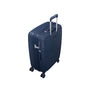 Continuous 4 Piece Hardside Expandable 8 Wheel Spinner Luggage Set with Soft-Pocket Carry-On (Outer Space)