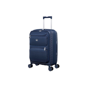 Continuous 22" Hardside Carry-On 8 Wheel Expandable Spinner with Soft Pocket (Outer Space)